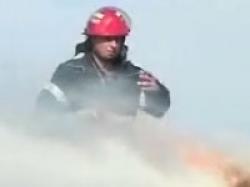 incendiu la groapa de gunoi
