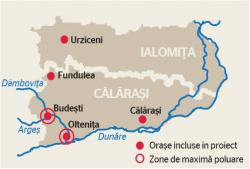 orase incluse in proiect