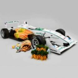 masina verde de formula 1