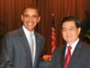 Preşedintele SUA, Barack Obama şi preşedintele Chinei, Hu Jintao