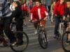 biciclete Concurs nocturn de biciclete, în centrul Clujului
