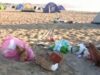 Zeci de tone de gunoaie la mare si la munte, dupa petrecerile de 1 mai