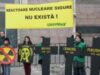 Acțiune de comemorare Greenpeace, la un an de la dezastrul nuclear de la Fukushima, din Japonia