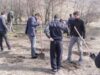 Universitatea Cluj a lasat deoparte fotbalul pret de cateva momente pentru a planta copaci