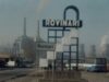 20 de activiști Greenpeace au protestat  la termocentrala de la Rovinari, manifestând pentru o politică energetică națională mai curată