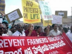 Protest impotriva Monsanto la Hyderabad, India