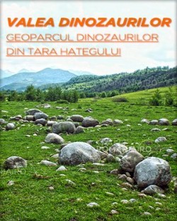 Dinozaurii pitici din Tara Hategului, vedete cu ocazia Saptamanii Europene a Geoparcurilor