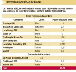 Romania, codasa la producerea biogazului in ferme