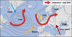 Topirea calotei glaciare va aduce mai multe ploi in nord-vestul Europei si seceta in regiunile mediteraneene