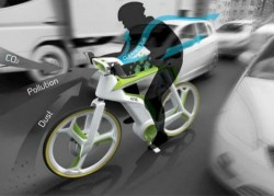 Bicicleta care te protejeaza de poluare