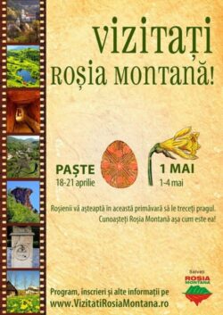 "Vizitati Rosia Montana!" – excursii de primavara cu ocazia Pastelui si zilei de 1 Mai