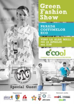 A cincea editie a Green Fashion Show la Alba Mall. Echipe de liceeni din Alba vor demonstra ca Eco „ECool”
