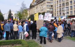 Noi proteste impotriva fracturarii hidraulice, la Timisoara