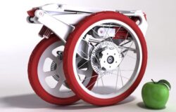 O bicicleta in servieta pentru orase ecologice