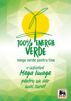 Magazinele Mega Image din Bucuresti si Ilfov folosesc 100% energie verde