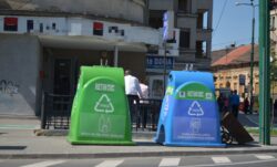 Clopote colorate pe strazile din Timisoara pentru colectarea selectiva a sticlei si hartiei! Unde a pus Retim containerele in oras?