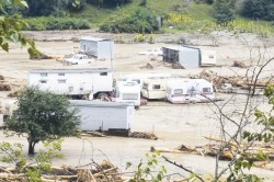 Scurgerile de pe versanti matura sud-vestul Romaniei