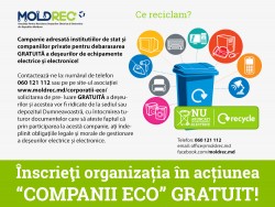 Actiunea ecologica „Companii ECO” a fost relansata