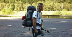 Sandu Popescu calatoreste pe jos de la Ploiesti la Bruxelles, pentru a transmite un mesaj ecologist
