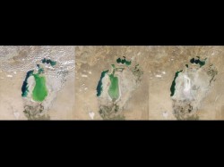 Dezastru ecologic: Marea Aral practic a disparut