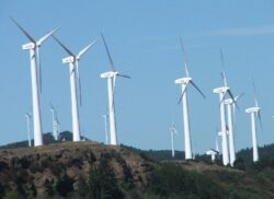Turbinele eoliene din statiunea Paltinis, Sibiu