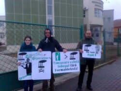 Protest impotriva poluarii la Timisoara