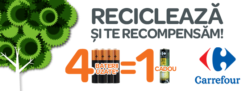Carrefour relanseaza programul de colectare a bateriilor uzate – Recicleaza si te recompensam!