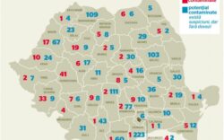 Harta poluarii din Romania. Judetele cu soluri toxice. INFOGRAFII