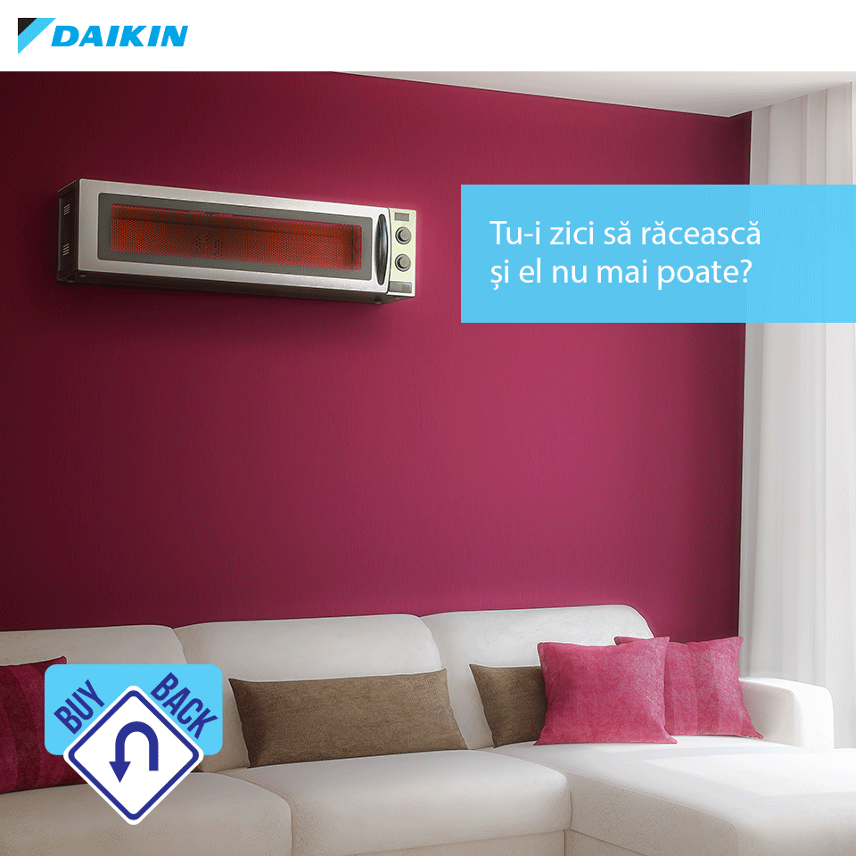 daikin încurajează înlocuirea vechilor aparate de aer condiționat