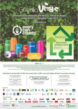 Nu lasa pe maine ce poti recicla chiar azi – caravana Guerilla Verde ajunge si in orasul tau