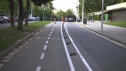 Pista de biciclete peste granita, intre Oradea si orasul vecin din Ungaria