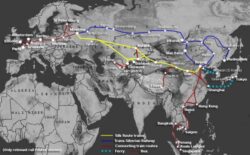 O noua ruta de transport feroviar leaga China de Europa, prin Romania