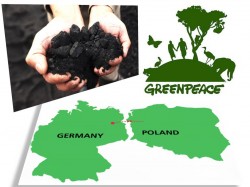 Lant uman impotriva carbunelui, la granita dintre Germania si Polonia
