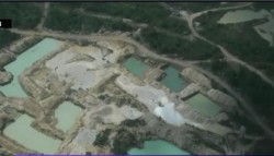 Padurile amazoniene, in pericol din cauza minelor ilegale de aur